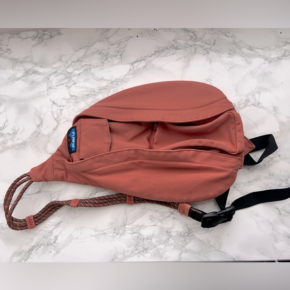 KAVU Rope Bag Sling Orange Color